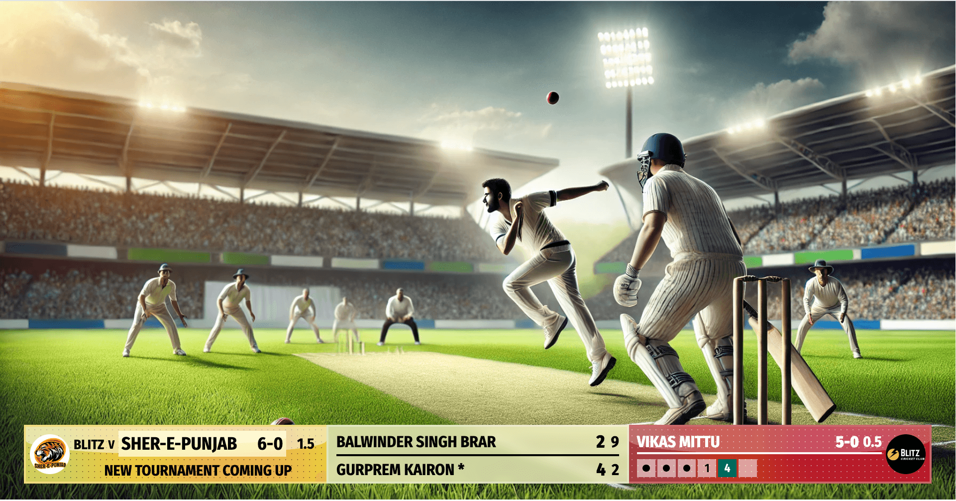 Cricket Score Overlay Ticker | CrickPro League